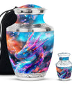 Dragon Theme Large Urn With 1 Keepsake Urn