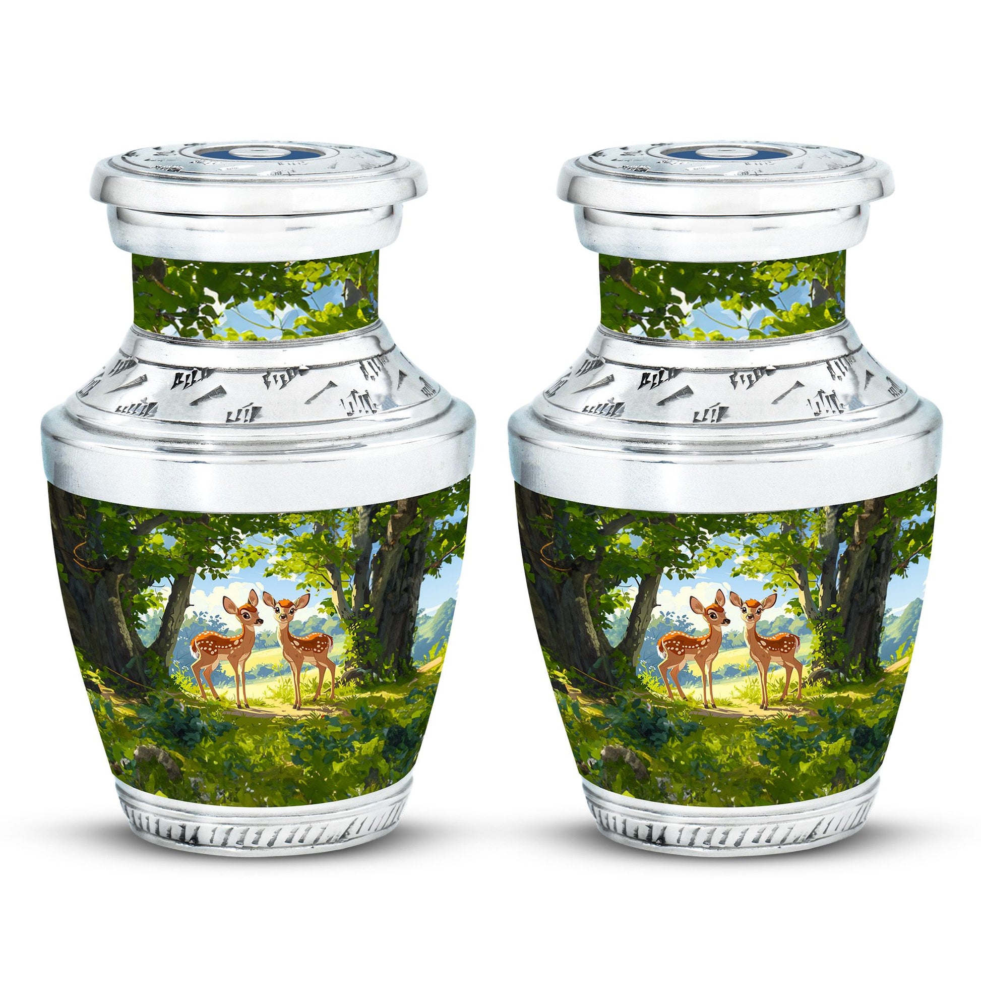 Deer Theme 3 Inch Keepsake Pack of 2