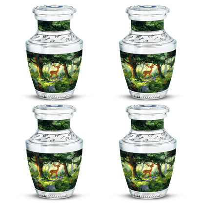 Deer Theme 3 Inch Keepsake Pack of 4
