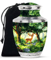 Deer Theme Large Urn 10 Inch
