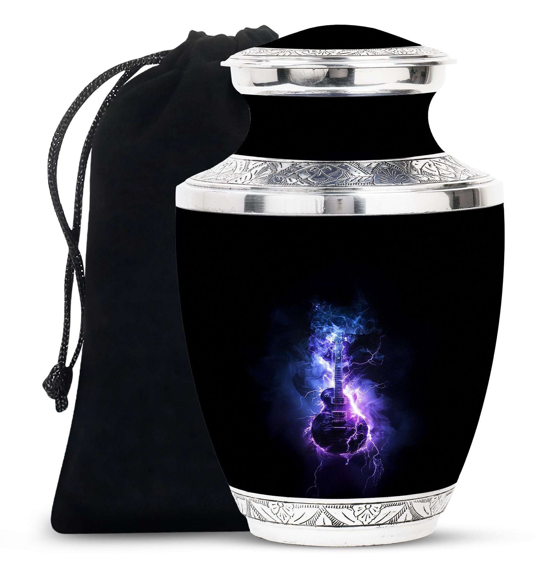 Rock Guitar Cremation Urn – Urns For Ashes Adult Male Large