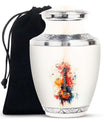 Guitar Large Cremation Urn for Adult Human Ashes - Colorful Guitar Urn For Musicians