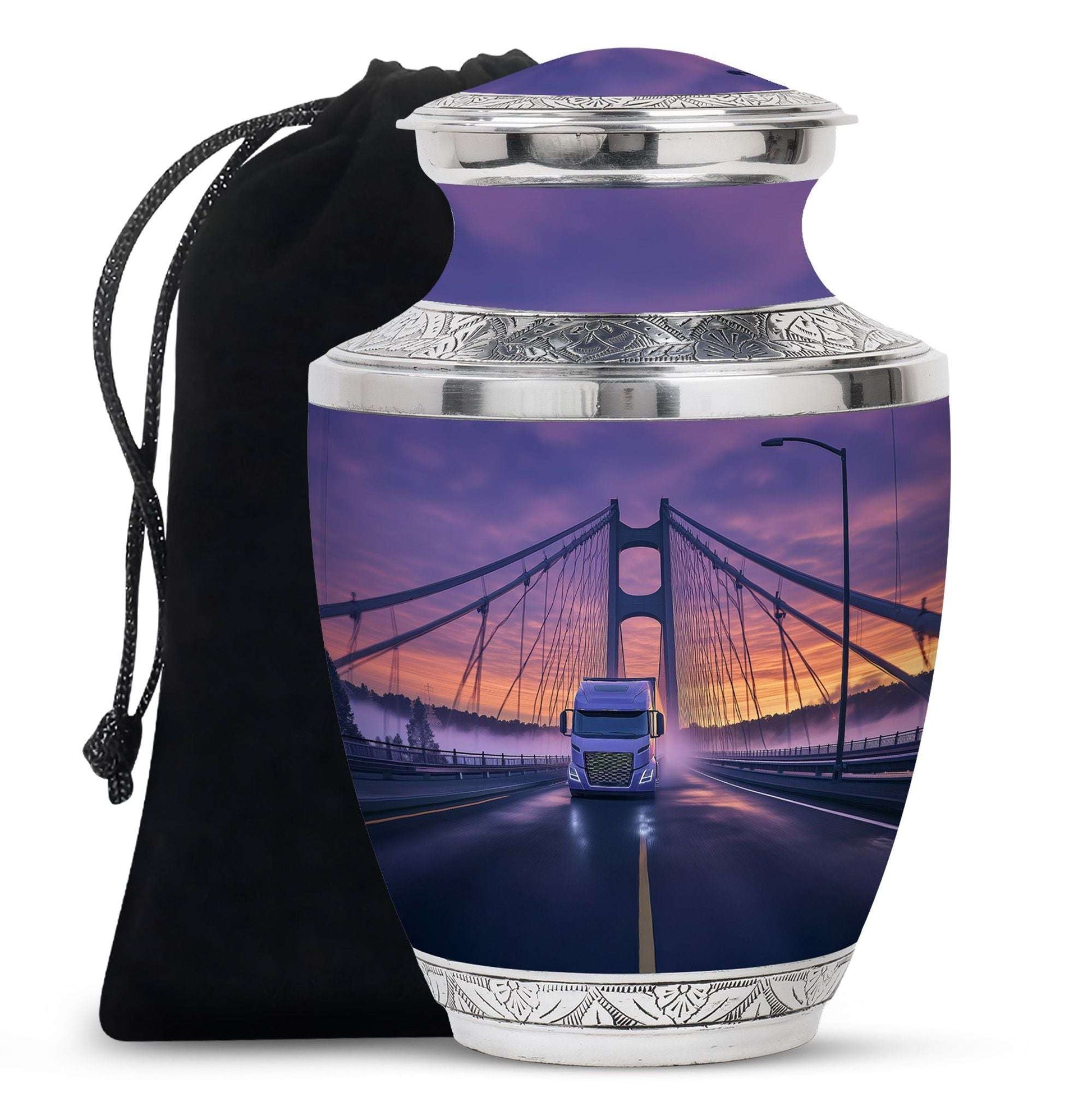 Truck Urn Burial Urns For Humans – Trucker Memorial Ashes Keepsake