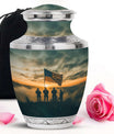 Military Veteran Cremation Urn for Adults - Army Memorial Keepsake Urns For Ashes