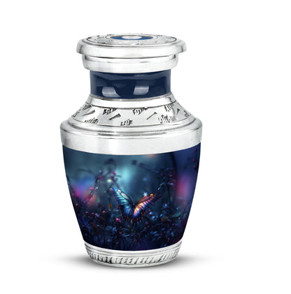 Personalized Seraphic Butterfly Cremation Urns - Blue - Yatskia