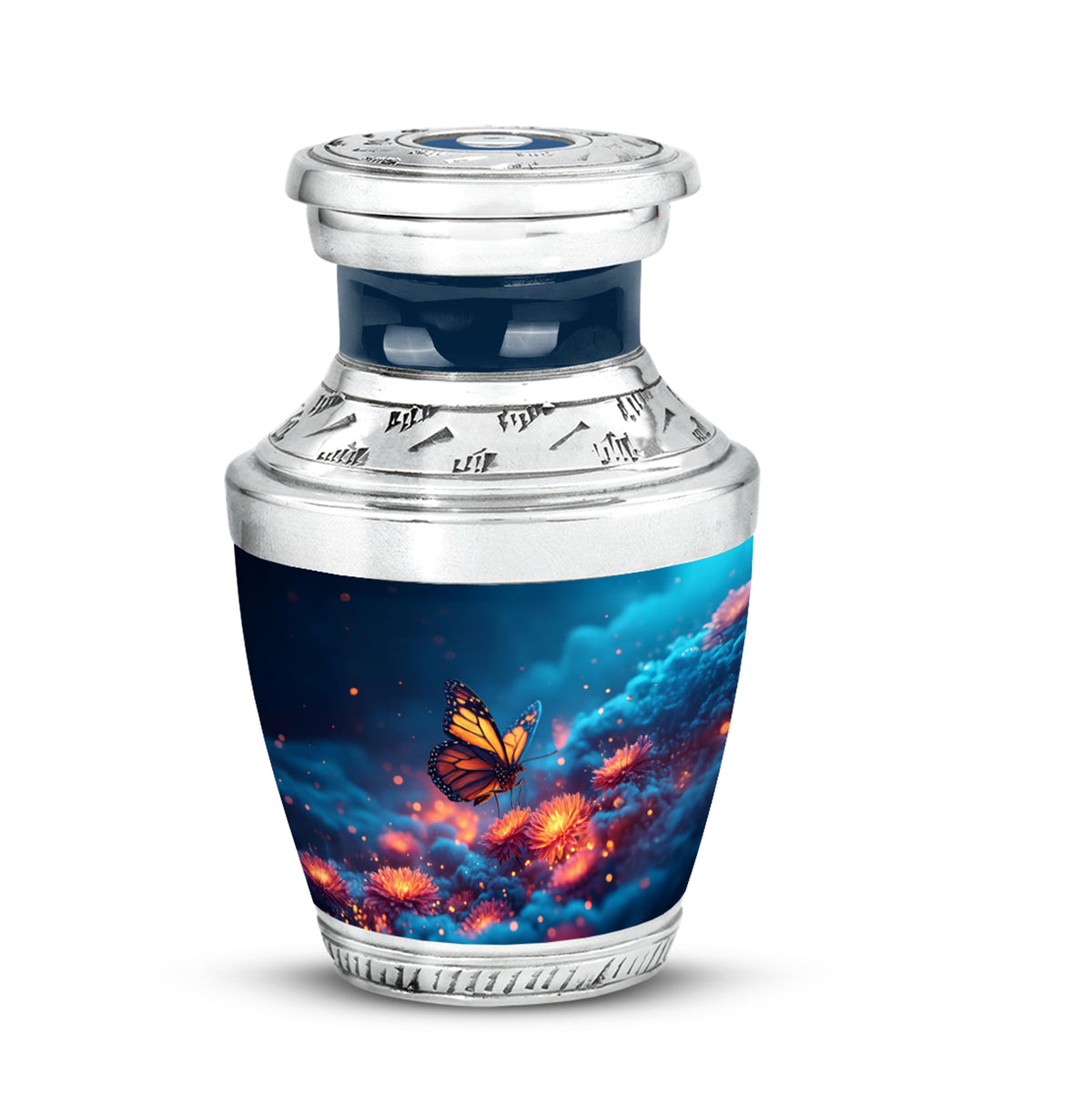 Blue Butterfly Cremation Urns - Enduring Guardian - Yatskia