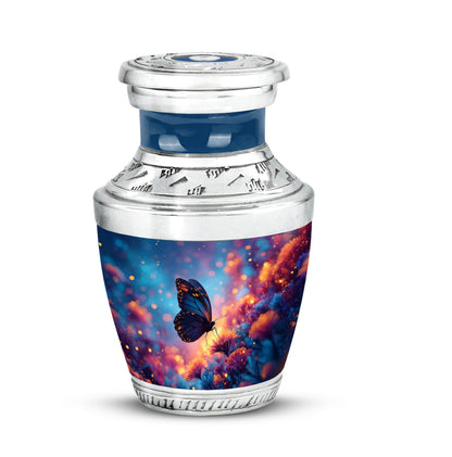Blue Butterfly Solace Cremation Urns for Human Ashes - Yatskia