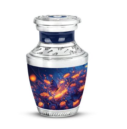 Blessed Butterfly Cremation Urns for Human Ashes - Blue 10-inch - Yatskia