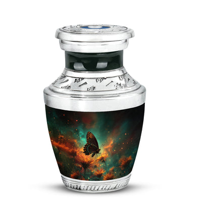 Personalized Teal Butterfly Cremation Urns for Ashes - Majestic - Yatskia