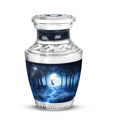 Personalized Blue Blue Cremation Urns for Ashes - Majestic 10-inch - Yatskia