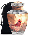 Cardinal Bird Urn For Adult Female - Bird Burial Urns Adult Female