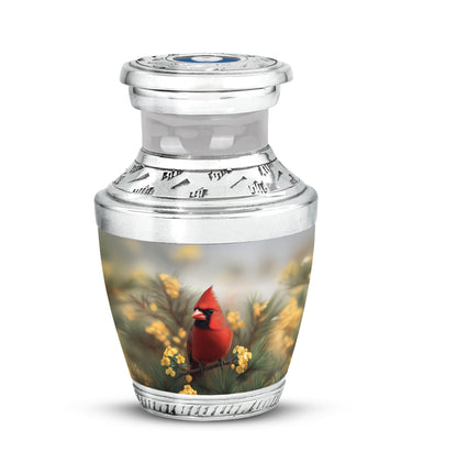 Personalized Cardinal Cremation Urns - Wondrous Gray - Yatskia