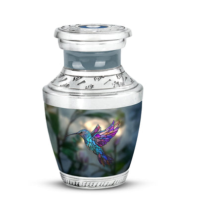 Divine Green Hummingbird Cremation Urn for Ashes - 10-inch, 200 cu in - Yatskia