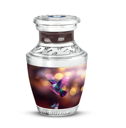 Personalized Eternal Hummingbird Cremation Urns - Red 10-inch, 200 cu in - Yatskia