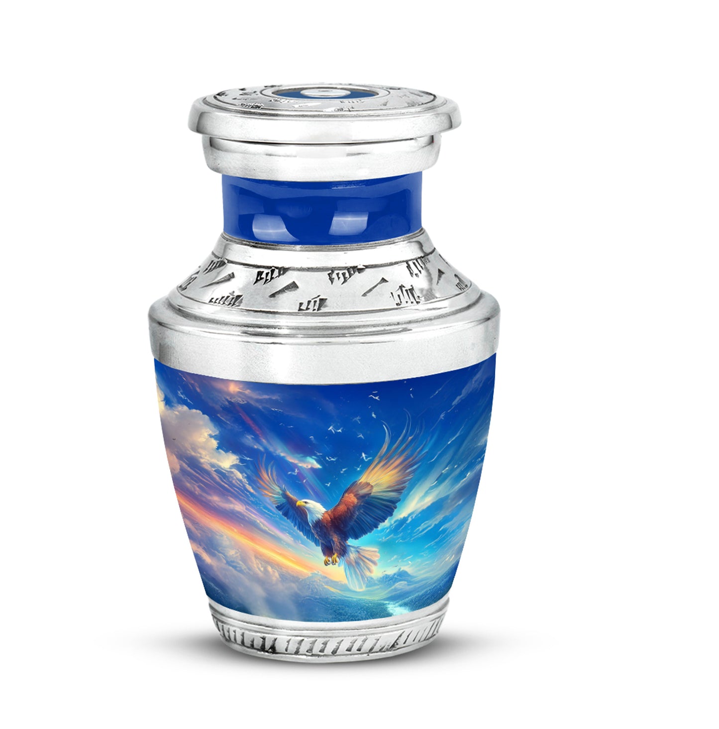 Blue Eagle Cremation Urns - Opulent Sanctuary 10-inch, 200 cu in - Yatskia