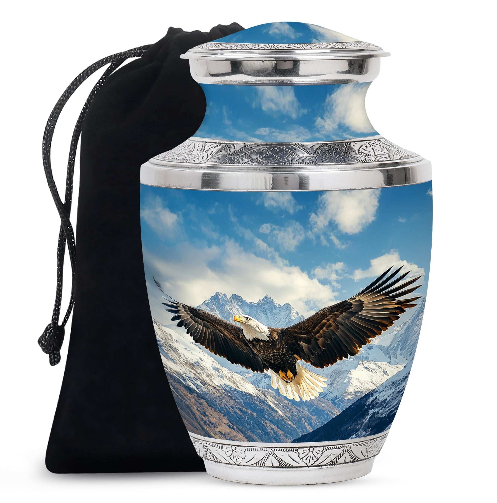 Soaring Eagle Cremation Urn for Adult Human Ashes - Cremation Urns For Funeral Ashes