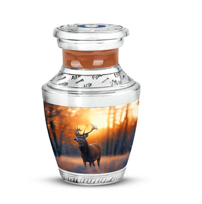 Hallowed Deer Cremation Urns for Human Ashes - Gold 10-inch - Yatskia