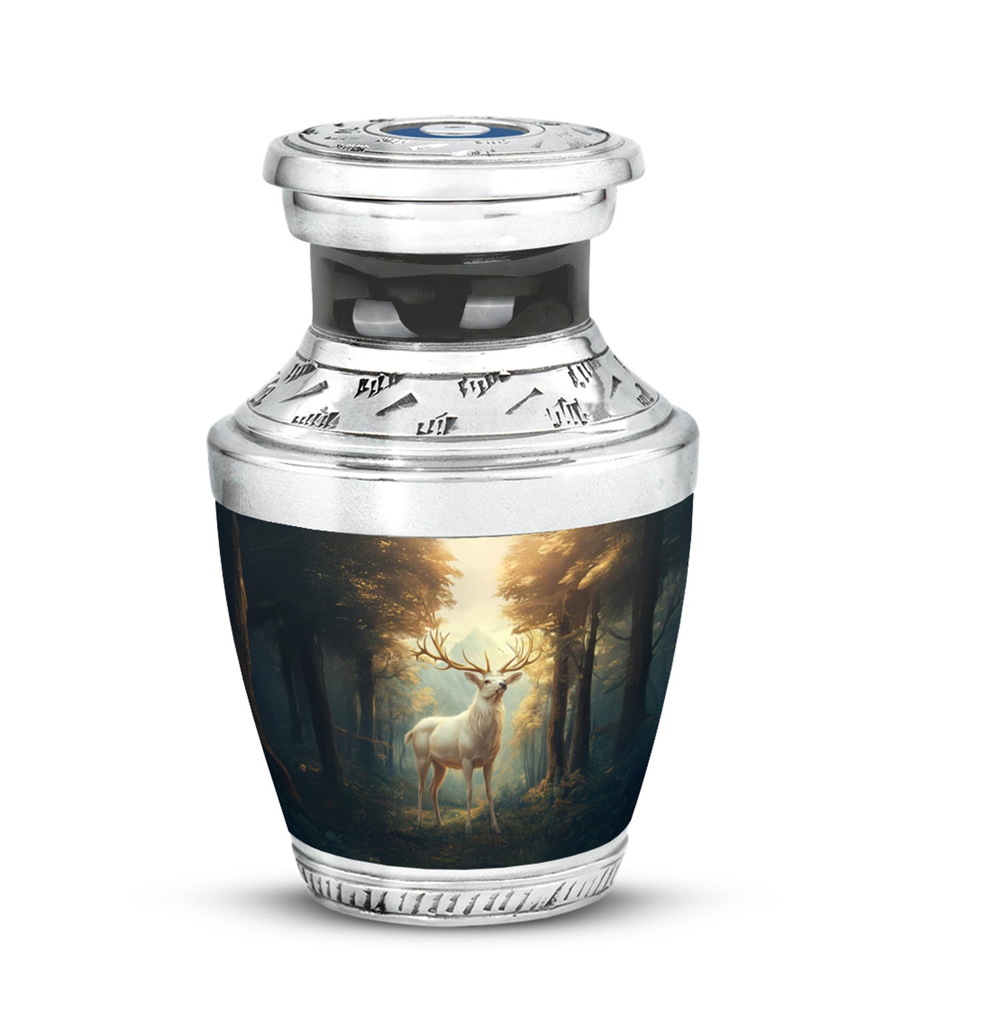 Remarkable Deer Memorial Cremation Urns - Gold 10-inch, 200 cu in - Yatskia