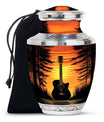 Guitar Urn For Ashes For Women - Sunset Cremation Urns For Adult Human