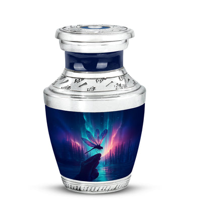 Personalized Dragonfly Cremation Urns - Soothing Blue 10-inch, 200 cu in - Yatskia