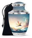 Dragonfly Urn For Ashes For Women – Peaceful Sunset Urn For Adult female
