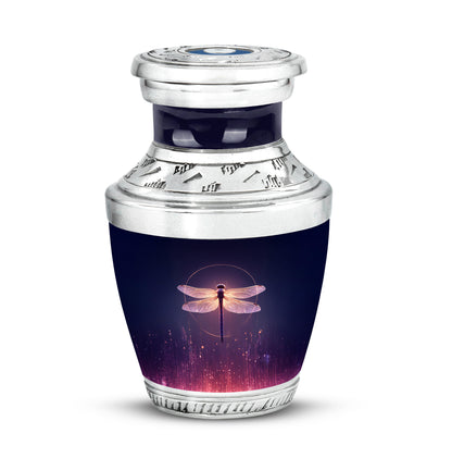 Blue Beloved Dragonfly Cremation Urns for Human Ashes - 10-inch, 200 cu in - Yatskia