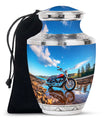 Motorcycle Cremation Urn for Ashes – Biker Tribute Funeral Urns