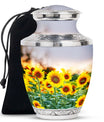 Sunflower Field Urn Human Ashes Large – Cremation Keepsakes For Men