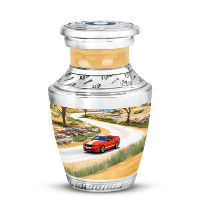 Gold Car Heritage Cremation Urns for Human Ashes - Yatskia
