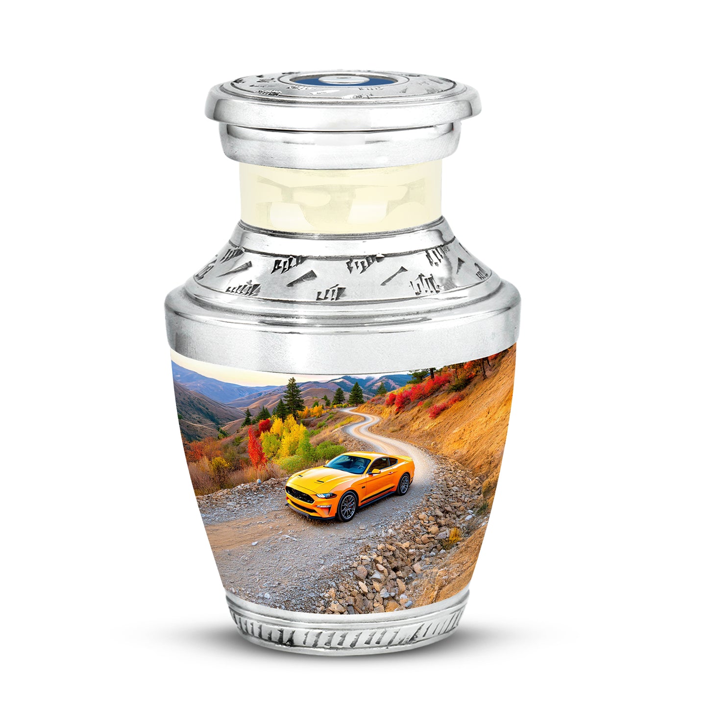 Personalized Car Cremation Urns - Tranquil Blue - Yatskia