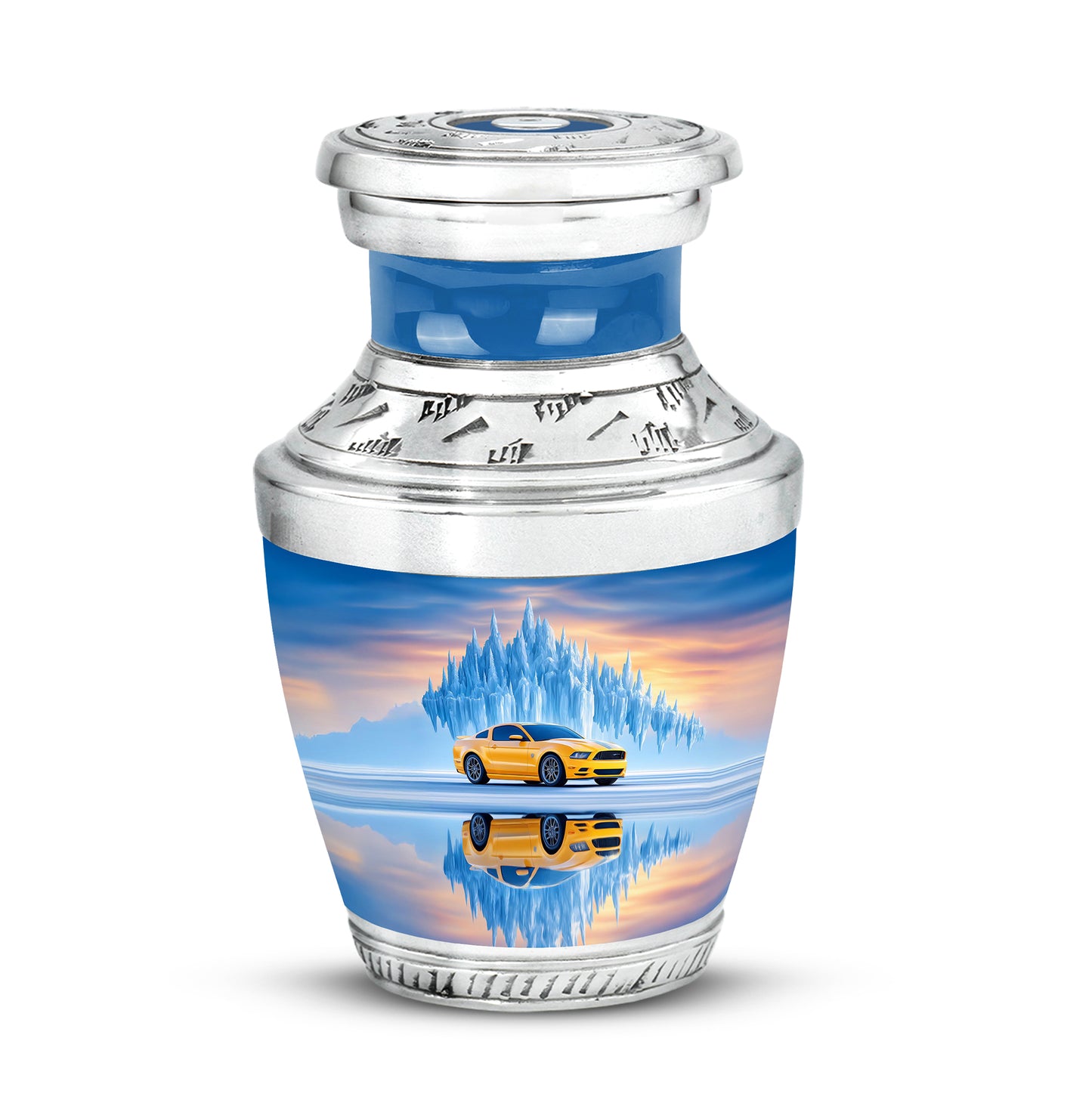 Blue Car Cremation Urns - Imperial Haven - Yatskia