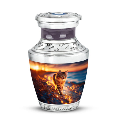 Distinguished Red Cat Cremation Urn for Ashes - Yatskia