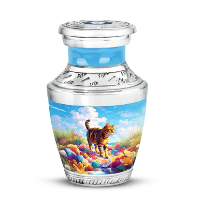 Blue Cat Comfort Cremation Urns for Human Ashes - Yatskia