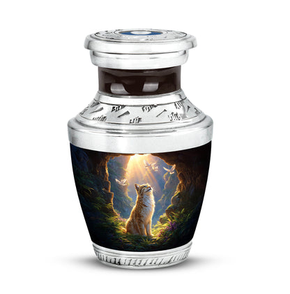 Personalized Red Steadfast Cat Cremation Urns for Human Ashes - Yatskia