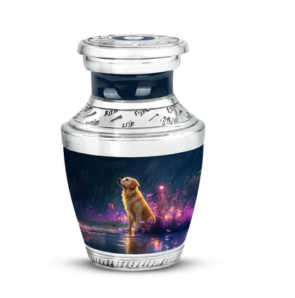 Personalized Eternal Dog Cremation Urns - Blue 10-inch, 200 cu in - Yatskia