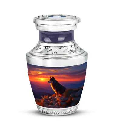 Everlasting Blue Dog Solace Urn for Human Ashes - 10-inch, 200 cu in - Yatskia