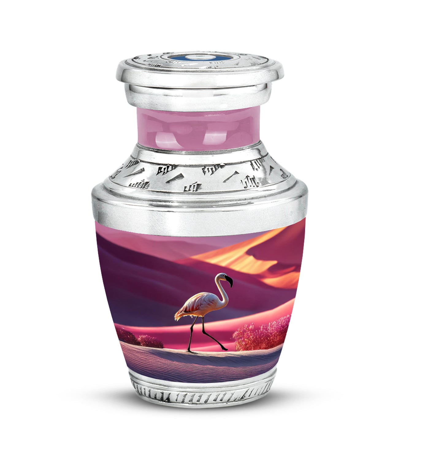 Harmonious Flamingo Cremation Urns for Human Ashes - Pink 10-inch - Yatskia