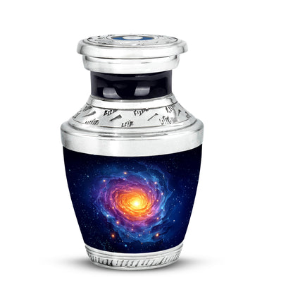 Blue Galaxy Cremation Urns - Imperial Devotion 10-inch, 200 cu in - Yatskia
