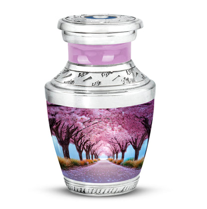 Personalized Pink Cherry Blossom Cremation Urns for Ashes - Majestic - Yatskia