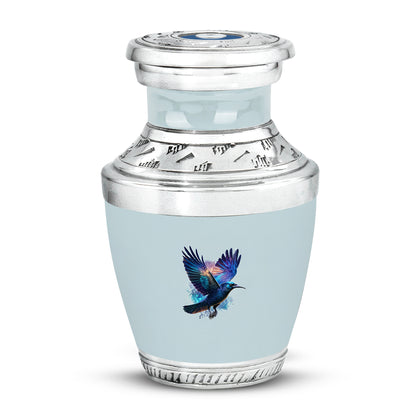 Inspiring Silver Crow Dedication Urn for Human Ashes - Yatskia