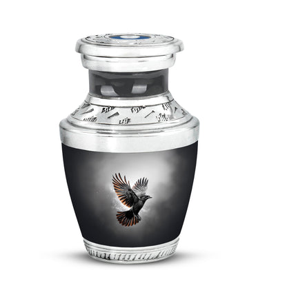 Personalized Black Crow Cremation Urns for Ashes - Majestic - Yatskia