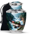 Train Large Cremation Urn for Adult Human Ashes - Men Urns For Human Ashes