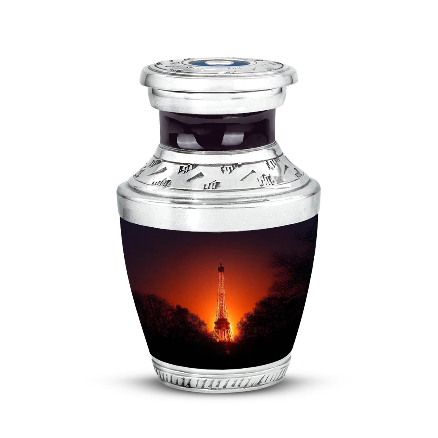 Distinguished Pink Eiffel Tower Cremation Urn for Ashes - 10-inch, 200 cu in - Yatskia