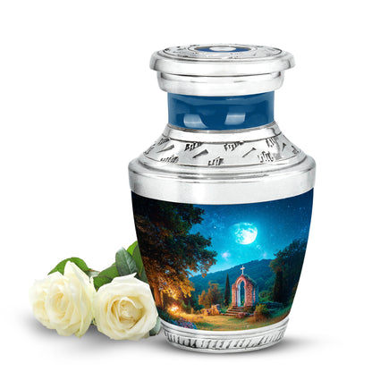Blue Cross Cremation Urns - Imperial Testament 10-inch, 200 cu in - Yatskia