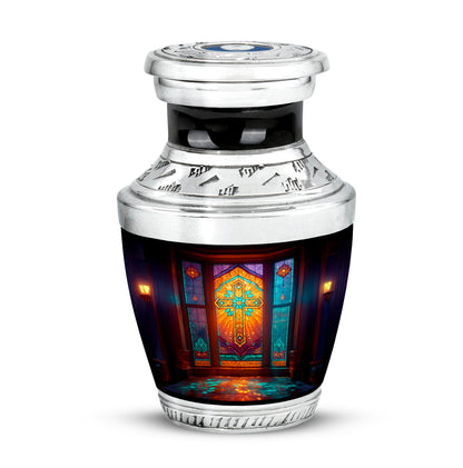 Harmonious Cross Cremation Urns for Human Ashes - Black - Yatskia