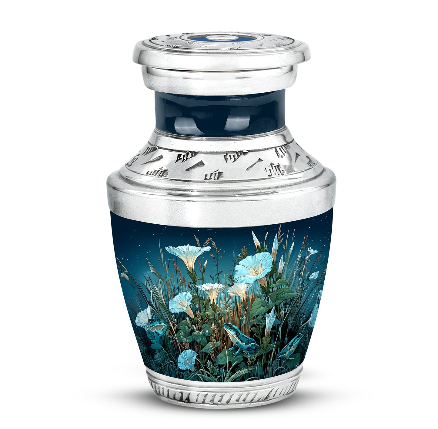 Blue Frog Heritage Cremation Urns for Human Ashes - 10-inch, 200 cu in - Yatskia