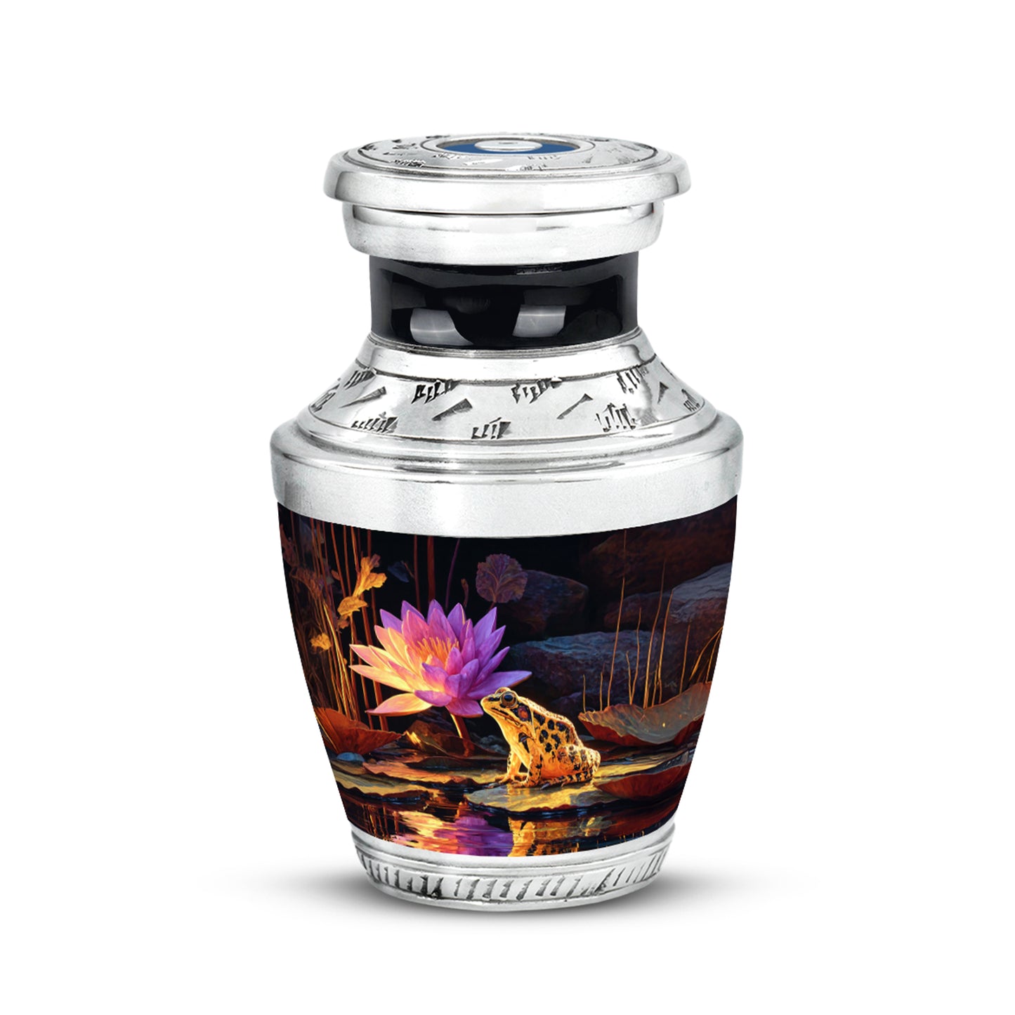 Black Frog Heritage Cremation Urns for Human Ashes - 10-inch, 200 cu in - Yatskia
