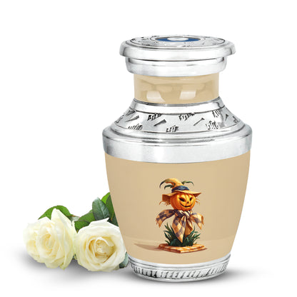 Graceful Gold Halloween Haven Urn for Human Ashes - 10-inch, 200 cu in - Yatskia