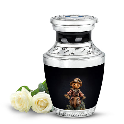 Lustrous Halloween Cremation Urns for Human Ashes - Black 10-inch - Yatskia