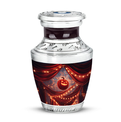 Personalized Halloween Cremation Urns - Pristine Red 10-inch, 200 cu in - Yatskia